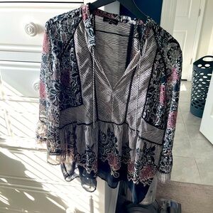 Baby doll sheer blouse